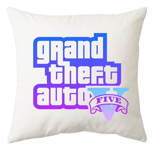 Grand Theft Auto 5 Logo Almohadon Friki Tu Eres #2