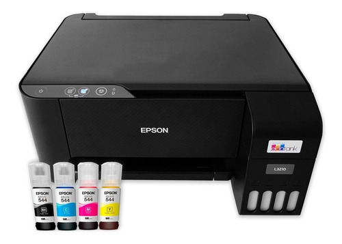 Impresora Multifunción Epson L3210 Usb + 4 Tintas Originales