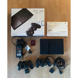 Consola Playstation 2 Ps2 Con Caja, Manual Y 2 Joysticks