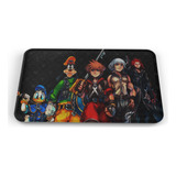Tapete Kingdom Hearts Personajes Baño Lavable 50x80cm