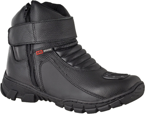 Bota Motociclista Motoqueiro Urbancity Couro Resistente Mg-100