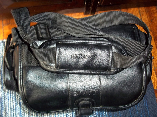 Bolso Sony Original De Cuero Para Cámaras