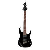 Guitarra 7 Cordas Ibanez Rg-ms7-bk Multi-escala