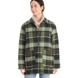 Chaqueta Mujer Marmot Lanigan Flannel Chore Coat Verde