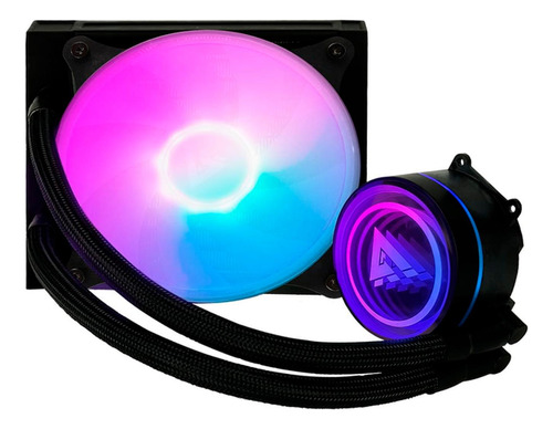 Enfriamiento Liquido Game Factor Lqg501 120mm Rgb 1fan Negro