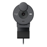 Webcam Logitech Brio 300 Grafite Full Hd - 960-001413-c