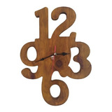 Reloj De Pared Moderno Minimalista Madera Calada 40x30