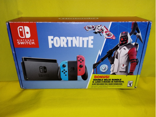 Caja Para Consola Nintendo Switch Edición Fortnite 2018 