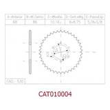 Coronas Zanella 250 Rx Naked 5/8 X 3/8 Z-38 Jwc 01004