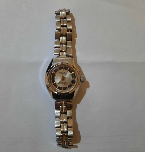 Reloj Sirokon Mujer Pulsera Funcionando Antiguo Malla Metal