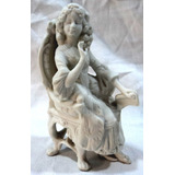 Antigua Figura Dama Sentada Germany Numerada Porcelana B10