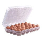 Huevera Organizador De Huevos Bandeja Para 24 Huevos C/ Tapa