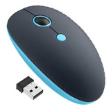 Mouse Inalámbrico 800/1200/1600 Dpi Azul | Com-5710caz