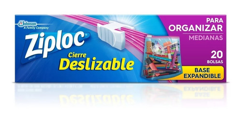 Ziploc Bolsas Para Organizar Medianas X20u Magistral Lacroze