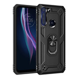 Funda Reforzada Anillo Compatible Con Motorola One Fusion