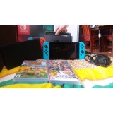 Nintendo Switch + 2juegos( Animal Crossing, Super Smash Bros