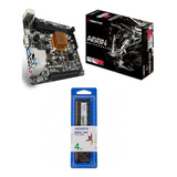 Kit De Actualizacion Mother Biostar + Proce Amd + 4 Gb Ram Color Negro