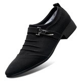 Zapatos Oxfords Para Hombre Casual Punta Puntiaguda Boda For