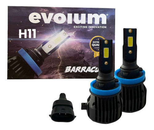 Kit Full Barracuda Focos L Evlm H4/h7/h13 9005/9006 11,000 l