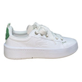 Tenis Lacoste Carnaby Plat 223 2 Sfa Wht/dk Grn Leather 