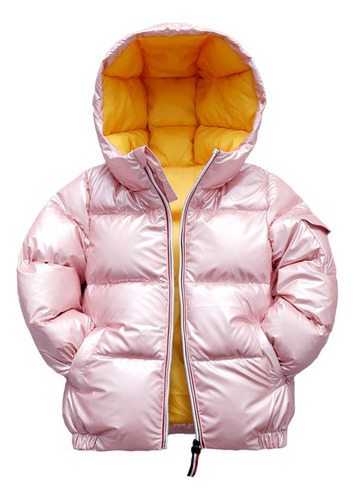 Chaqueta Impermeable Niños Abrigo Invierno Grueso Brillante