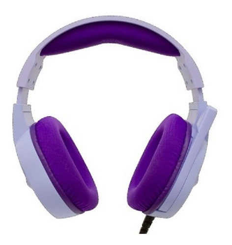 Audifonos Vortred Axolotl Gamer V-930631 Rgb 3.5mm Morado Color Violeta