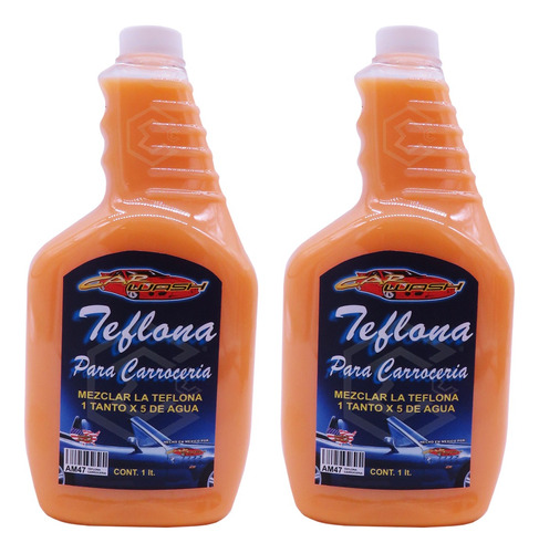 2 Teflona Para Carroceria Aumenta Brillo Protege Rayos Uv 1l