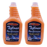 2 Teflona Para Carroceria Aumenta Brillo Protege Rayos Uv 1l