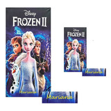 Kit 1 Toalha De Banho + Toalha Rosto Frozen 2 Personalizada