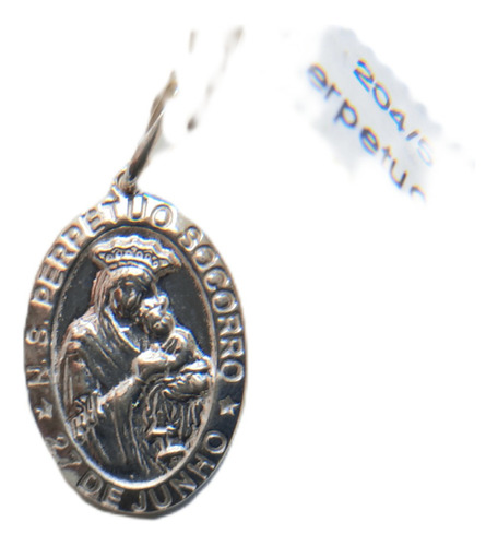 B. Antigo- Medalha Sacra N Sra Perpétuo Socorro Em Prata Ps2