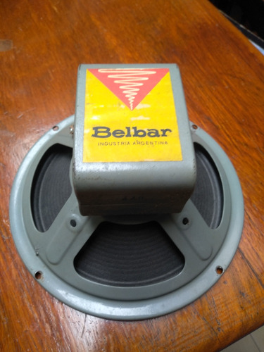 Parlante Vintage Marca Belbar Tipo Alnico. Usado