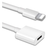 Charger Extension Cable Para iPhone/iPad Blanco