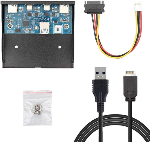 Panel Frontal A Usb-c Y Usb 3.0 4 Puertos Cable Motherboard