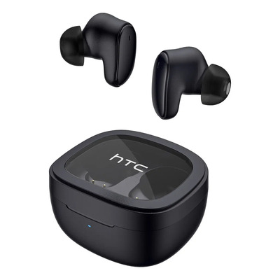 Audífonos Bluetooth Inalámbricos HTC TWS9 Modo Gamer Baja Latencia Carga Inalámbrica Estéreo Música ENC Llamadas Claras 20h Batería IPX4 Controles Táctiles Tapa Transparente Con iPhone Samsung Xiaomi | Envío gratis