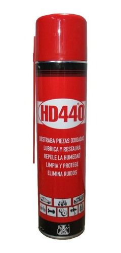 Lubricante Multiuso En Aerosol Hd440 440cm3 Auto Casa Taller