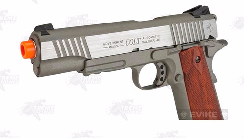 Marcadora Airsoft 6mm Colt 1911 Full Metal Co2 Blowback Xtre