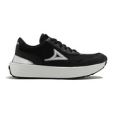 Tenis Mujer Pirma Running 5523 Negro Blanco