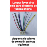 Cable Arnes  Estereos Originales March Sentra Versa Y Tiida