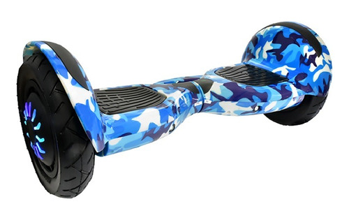Hoverboard 10´ Scooter 10 Led Bluetooth Kenn Azul Camuflado