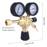 Regulador De Presión De Co2 Regulador De Co2 Para Soldar Bot