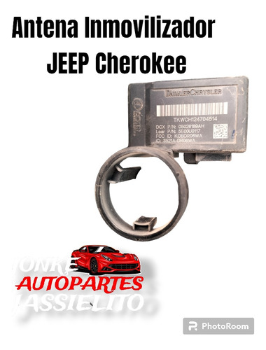 Antena Inmovilizadora Jeep Grand Cherokee 2007 05026189ah 