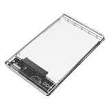 Kit 3 Case Hd Externo Transparente Notebook Sata 2.5 Usb 2.0