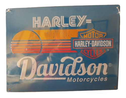 Lámina Decorativa Harley Davidson (bar & Shield)