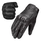 Ilm - Guantes De Piel De Cabra Para Moto, Moto,