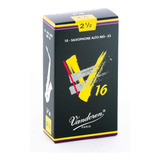 Vandoren Sr7025 Alto Sax V16 Cañas Fuerza 2,5; Caja De 10