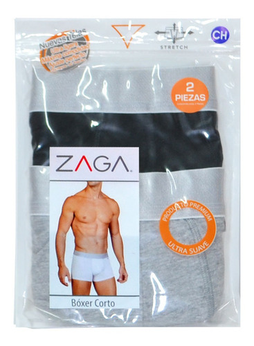 4 Boxer Zaga Premium Largos O Cortos Ajuste Y Comodidad