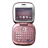 Celular Antigo Alcatel Estojo Maquiagem Modelo 810d Rosa