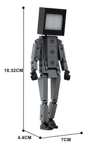 Lego Compatible Skibidi Inodoro Hombre Vs Monitor Hombre