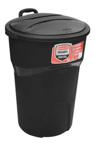 Contenedor Con Ruedas Rougneck Rubbermaid 5h98 120lt 