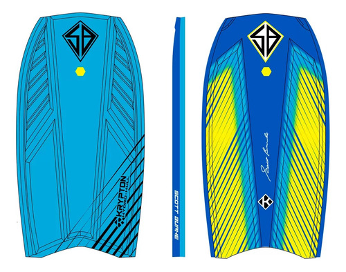 Bodyboard Krypton Tabla Surf Boogie Con Leash Proesional